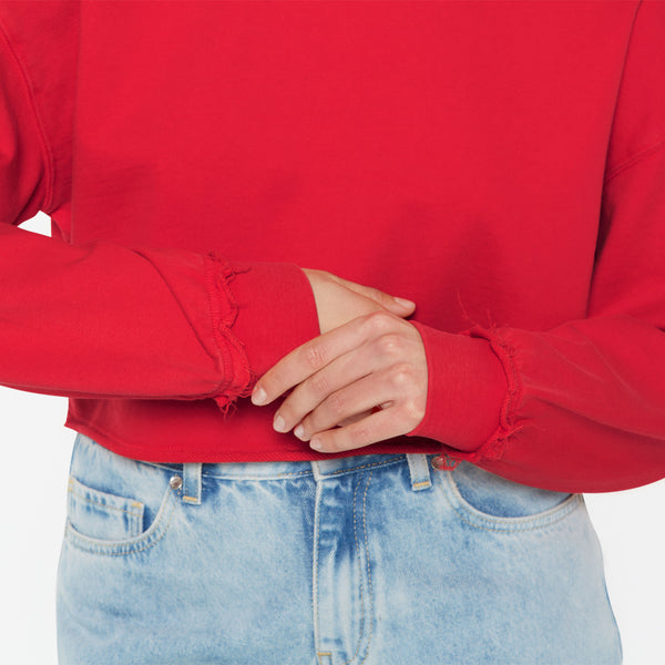 LO-LA Cropped Sweatshirt printed glory
