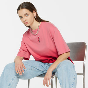 PAU-LA T-Shirt Oversized Dip Dyed glory