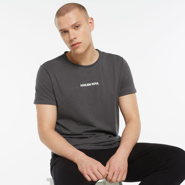 GE-NT T-Shirt Printed asphalt