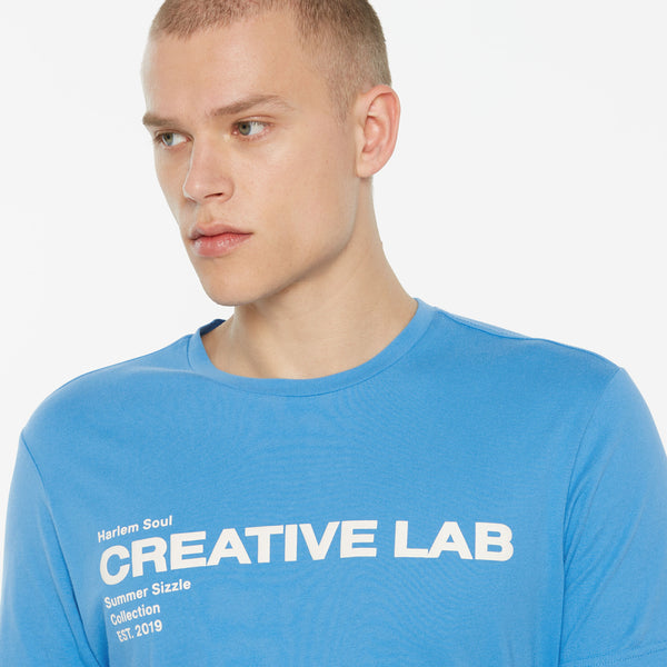 MEL-BOURNE T-Shirt Printed electro blue