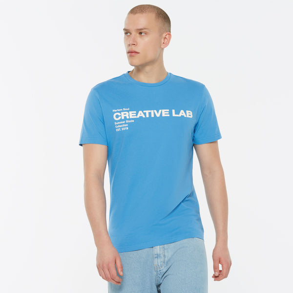MEL-BOURNE T-Shirt Printed electro blue