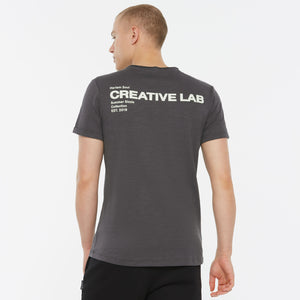GE-NT T-Shirt Printed asphalt