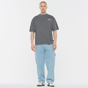 JO-HN T-Shirt Oversized printed asphalt