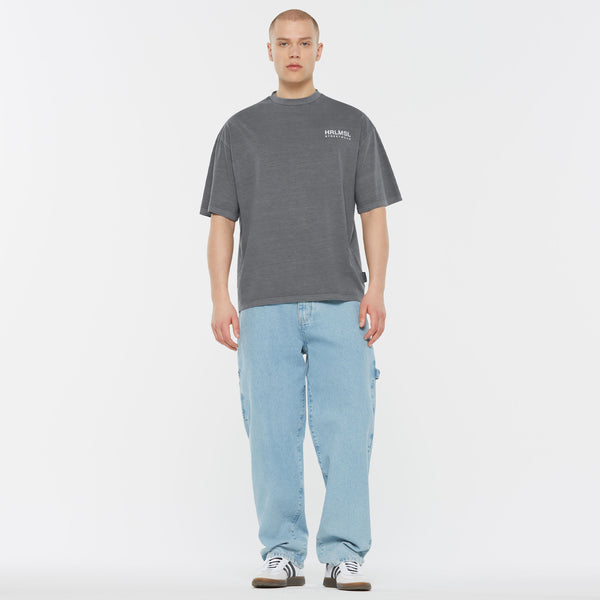 JO-HN T-Shirt Oversized printed asphalt