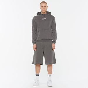 MON-TEL Hoodie printed asphalt