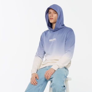 MON-TEL Hoodie Dip Dyed printed violet