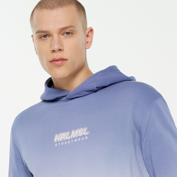 MON-TEL Hoodie Dip Dyed printed violet
