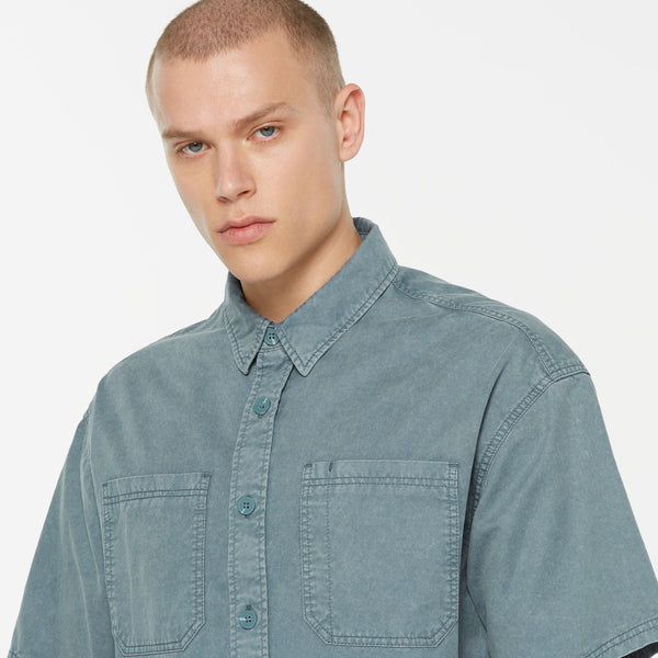 SO-NNY Kurzarmhemd fog blue