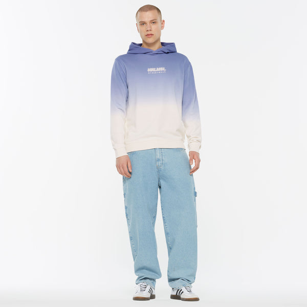 MON-TEL Hoodie Dip Dyed printed violet