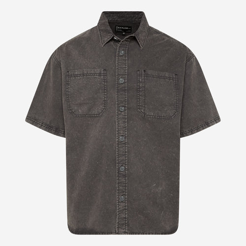 SO-NNY Kurzarmhemd asphalt - HARLEM SOUL