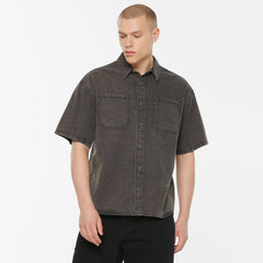SO-NNY Kurzarmhemd asphalt