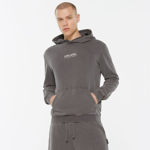 MON-TEL Hoodie printed asphalt