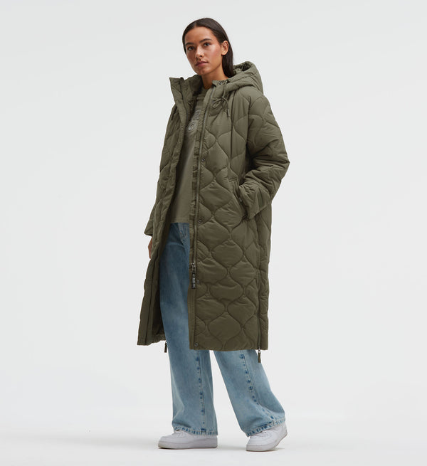 CA:RO Puffer Coat deep khaki