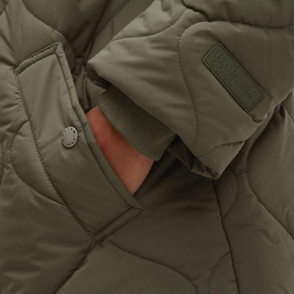 CA:RO Puffer Coat deep khaki