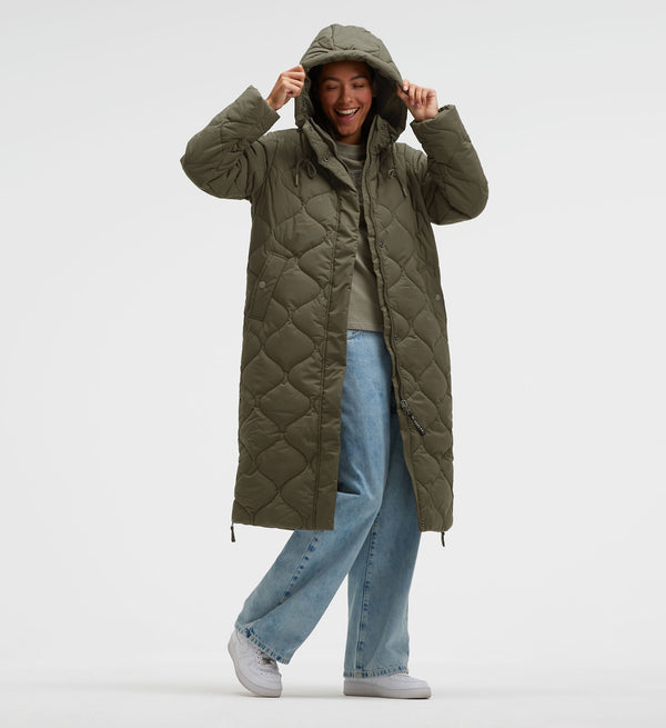 CA:RO Puffer Coat deep khaki