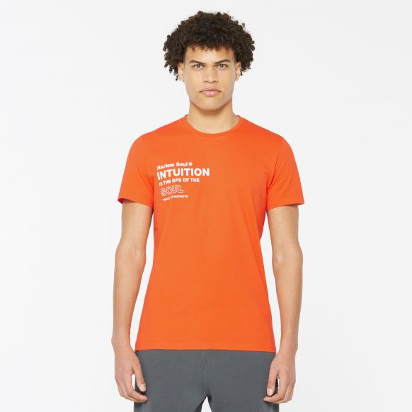 MEL-BOURNE T-Shirt Printed orange