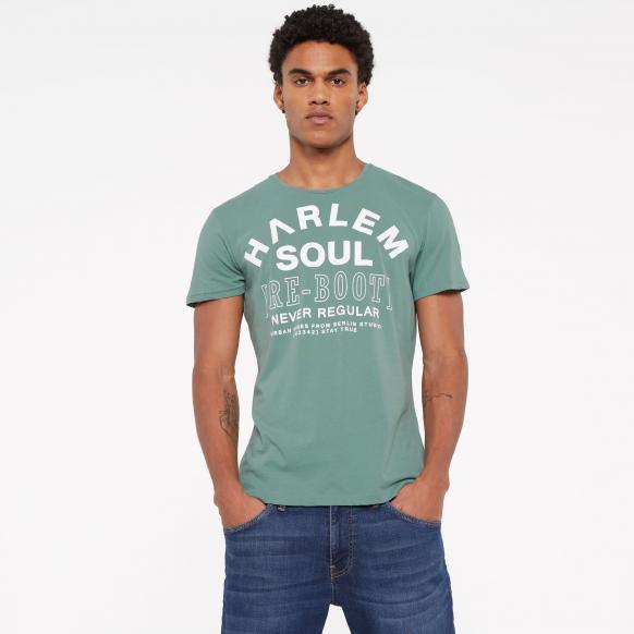 MEL-BOURNE T-Shirt Printed jade green