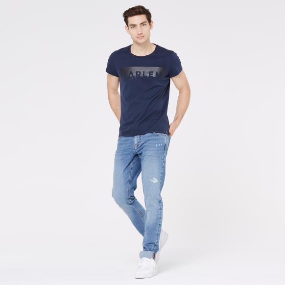 BEL-FAST T-Shirt mit Print middle blue